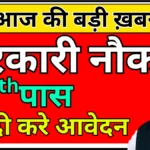 10वीं पास के लिए निकली बड़ी सरकारी भर्ती, आवेदन शुरू